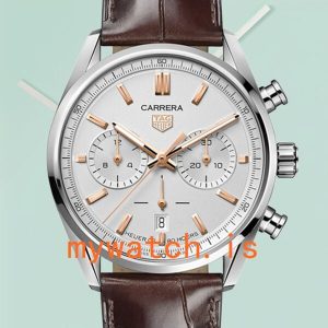 Tag Heuer Carrera Men 43mm CBN2013.FC6483 Silver-tone Leather Strap: A Comprehensive Analysis