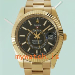 Rolex Sky-Dweller Men’s 326938BKSO 42mm Automatic Stainless Steel: Genuine vs. Replica