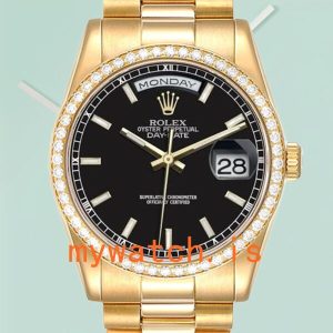 Rolex Day-Date M118348-0208 36mm Men’s Automatic: Genuine vs. Replica